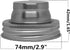 Stainless Steel Mason Jar Shaker Lids with Silicone Seals for Dredge Flour,Mix Spices,Sugar, Salt, Peppers and Any Regular Mouth Mason Jar Canning...