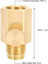 Brass Soda Cylinder Adapter Valve Female Thread TR21-4 to Male Thread G1/2 Conversion Kit for Homebrewing...