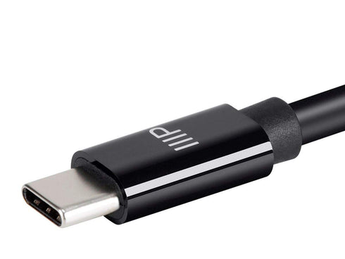 Monoprice Charge and Sync Type-C to Type-C Cable - 6 Feet - Black, USB 2.0, TPE Jacket, Up to 5A/100W, Fast Charging - Select Series...