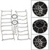 2Pcs Metal Snow Anti-Slip Tires Metal Steel Chain For 1/10 RC Rock CrawlerTRX-4 TRX4 Axial SCX10 90046...