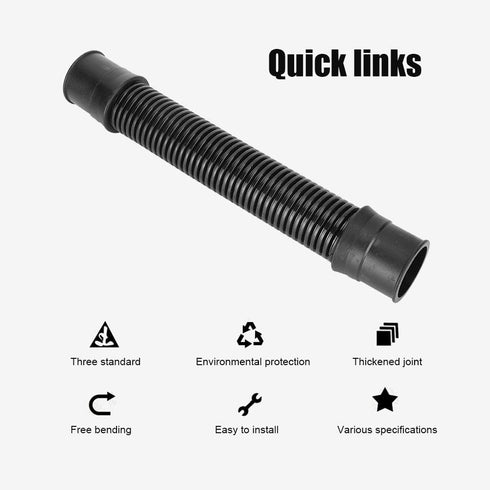 GLOGLOW Fish Corrugated Hose, Aquarium Water Hose Aquarium Bellows Pump Connection Water Supply Waterfall Pipe PVC Tubing Aquarium Hose(ID 25mm)...