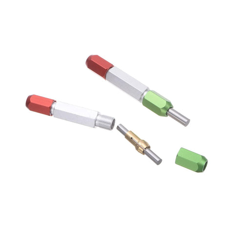 Aluminum Alloy Pin Gage Handle 16-17mm Clamping Range Go No Double End Gauge Handle Industrial Tools for Plug Gage...