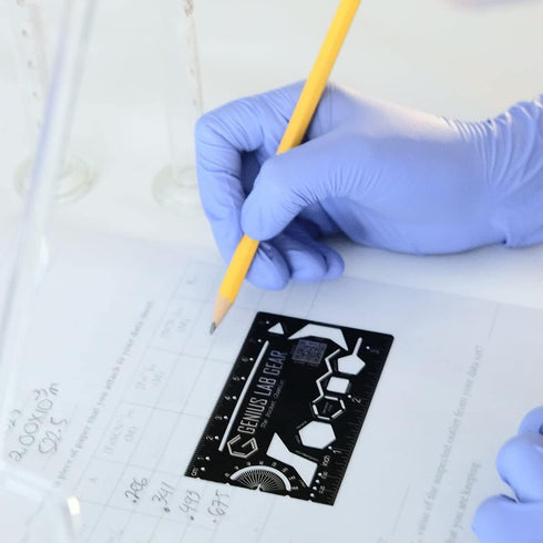 Pocket Chemist: Organic Chemistry Stencil Drawing Template Small Metal Ruler - Chemist, Chemical Engineers, Biochemist - Molecule, Graduation Home...