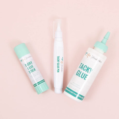 Craftelier - Tacky Glue Stick | Multipurpose Extra Strong Glue Stick for Scrapbooking and other Craft Projects | Non-Toxic | Transparent, Flexible...