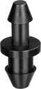 50 Pieces 1/4" Drip Tubing Fittings End Plug, 1/4 Inch Drip Irrigation Barbed End Closure for Home Garden Sprinkler Systems...