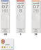 Uni Mechanical Pencil Lead,"The Uni" Smudge-Proof Leads 0.7mm?ULS0740?/HB,B,2B - 3 Pack/total 120 Leads, amazdone Sticky Notes Value Set...