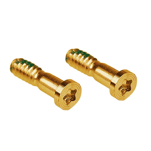 MMOBIEL 10x Bottom Screws Compatible with iPhone 12 Pro Max / 12 Pro / 12/11 Pro Max / 11 Pro / 11 / XS Max/XS/XR/X - Gold......