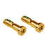 MMOBIEL 10x Bottom Screws Compatible with iPhone 12 Pro Max / 12 Pro / 12/11 Pro Max / 11 Pro / 11 / XS Max/XS/XR/X - Gold......
