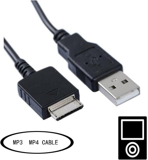 GuangMaoBo 2IN1 USB sync Data Charger Cable for Sony Walkman MP3 Player NWZ-S636F S638F S639F S515 S516 E435F E438F E436F S718FBNC S710F S703F S70...