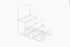 Acrylic Wallet Display Stand Holder Acrylic Jewelry Display Riser Shelf Showcase Fixtures (3-tier)...