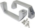 2-Pack Silver Aluminium Alloy Handle Rectangular Industrial Pull Handle for 20 Series Aluminum Extrusion Profile Accessories 90mm...