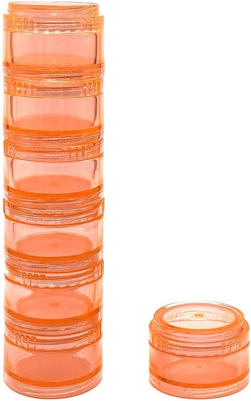 HaiSea Weekly Travel Pill Planner-Monthly Pill Organizer, Daily Month Pill Box-Separate AM/PM Compartments Colors Vary...