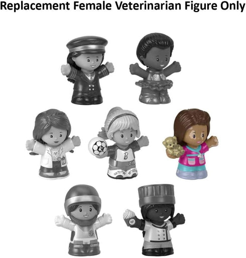 Replacement Part for Fisher-Price Little People Playset - Replacement Female Veterinarian Figure ~ Inspired by Barbie You Can Be Anything...