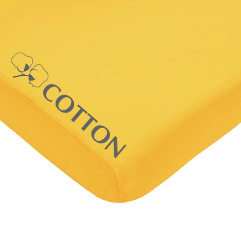 American Baby Company 100% Natural Cotton Fitted Mini Crib Sheet 38" x 24" - Soft & Breathable Small Nesting Portable Crib Sheet, Fits Pack N Play...