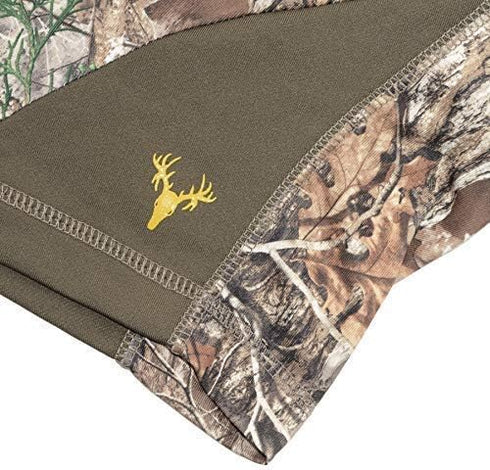 HOT SHOT Men's Grouse Stretch Polyester Convertible Balaclava, Realtree Edge, One Size...