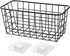 3 Set LeleCAT Adhesive Over the Cabinet Door Wire Baskets for Organizing for Kitchen Food Pantry Bathroom Shelf Storage No Drilling Wall Mounted,B...