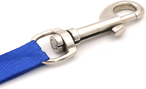 BIKICOCO 3/5'' Swivel Bolt Snap Hook Lobster Claw Clasp Trigger Spring Loaded Clip, D-Ring Ended, Silver - Pack of 10...