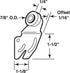 Prime-Line N 6840 7/8 in. Nylon, Flat Closet Door Roller, for Sliding Doors (2 Pack)...