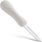 Oyster Shucking Knife, 2.75" New Haven Style Oyster Shucker Clam Knife with Non-Slip Poly Handle, Seafood Opener Seafood Tools (White)...