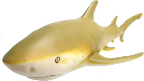 Gemini&Genius Marine Animal World Toy Lemon Shark Ocean Shark Action Figure Sea Animal Great White Shark Action Figure Soft Rubber Toys Role Play ...