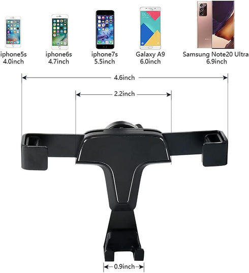 1797 for Toyota CHR 2018 2019 2020 2021 Phone Holder Mount Accessories Car Cellphone Cradle Air Vent Gravity Navigation Upgraded......