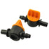 LQ Industrial 20PCS Straight Through Switching Valve Garden Automatic Waterer Pipe Connector Switch Plastic Portable Hose Connector Suitable for D...