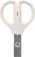 Kokuyo Saxa Glueless Scissors, White, 3D Blade, Symmetrical Handle for Both Right-hand and Left-hand, with Safety Cap, Japan Import (HASA-P280W)...
