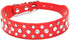 Rhinestone Dog Collar, Bling Rhinestone PU Leather Crystal Diamond Pet Dog Cat Puppy Collar S M L XL (XS, Red)...
