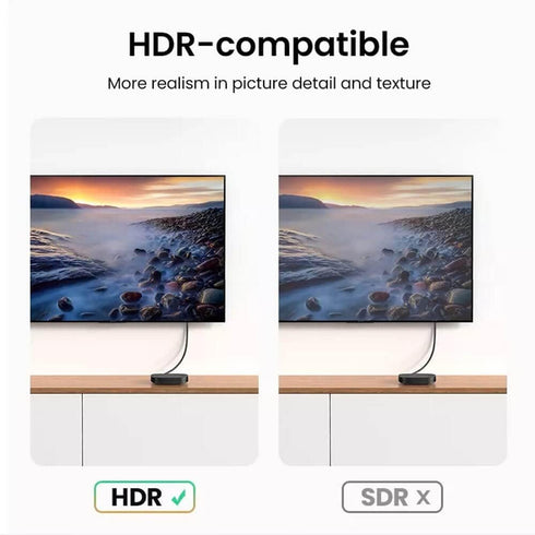 Cmple - High Speed HDMI Cable 15 ft, 4k@60Hz Ultra Thin HDMI 2.0 Cable, ARC, 3D, HDMI Cord - Flexible...