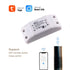 WiFi Wireless Remote Light Switch AC90-250V 10A,1CH Switch Realy,Mobile APP Control, Compatible with Alexa & Google Home Assistant?Voice Control.(...