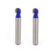 2 Pack 5/16 Inch Diameter Core Box Router Bit, 2-Flute Round Nose Router Bits with 1/4 Inch Shank, Carbide Tipped Woodworking Cutter Tool...