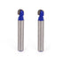 2 Pack 5/16 Inch Diameter Core Box Router Bit, 2-Flute Round Nose Router Bits with 1/4 Inch Shank, Carbide Tipped Woodworking Cutter Tool...