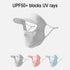 Full Face Cover Sunscreen Face Veil UV Protection Sun Shield Face Cover for Women Girls Summer Hat with Eye Shield...