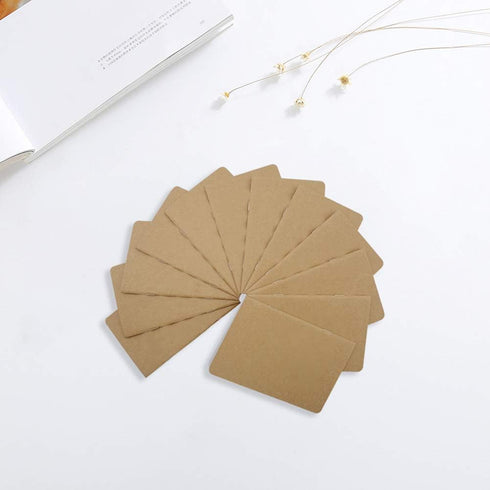Yansanido 12 Pcs 5.5 Inch x 3.5 Inch Brown Cover Pocket Notebook 32 Sheets (64 Pages) Blank Pages 70 Gsm Paper (Brown, Blank)...