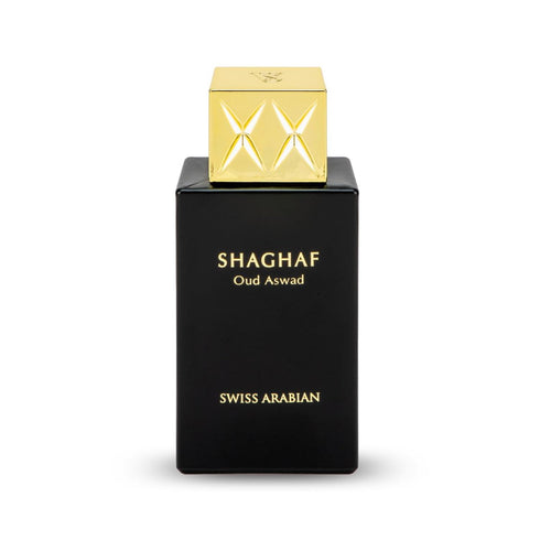 Swiss Arabian Shaghaf Oud Aswad - Luxury Products From Dubai - Long Lasting Personal EDP Spray Fragrance - A Seductive Signature Aroma - 2.5 Oz...