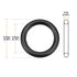 50PCS Nitrile Rubber O-Rings for Automotive Machine Plumbing,Size 4.5mm OD 6.5mm ID 1mm Width...
