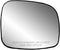 Fit System 30241 Passenger Side Heated Mirror Glass w/Backing Plate, Chrysler Town & Country, Grand Caravan, C/V, 6 1/16" x 6 3/4" x 8" (w/o Blind...