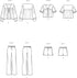 Simplicity Easy to Make Misses' Lounge Tops, Pants and Shorts Sewing Pattern Packet, Design Code S9928, Sizes XS-S-M-L-XL-XXL, Multicolor...
