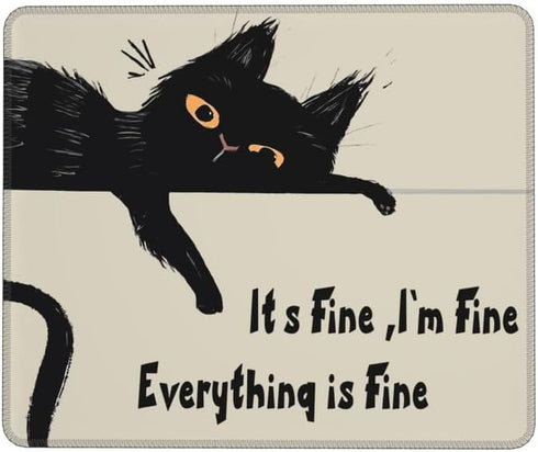 Cat Mouse Pad Cute Mouse Pad Funny Kawaii Rectangle Non Slip Rubber Mouse Pad for Computer and Laptop Mouse Mat for Working and Gaming...