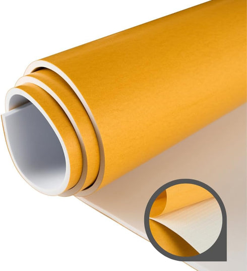 Premium High Density EVA Foam Sheet with Adhesive Backing 15” x 59” White Foam Mat - Craft Foam Sheet for Cosplay Costume, Crafts, Padding, DIY Pr...