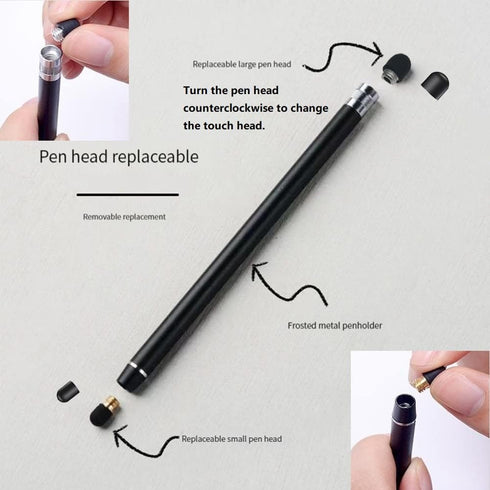 Stylus Pens for Touch Screens(5 Pack), 10 Replaceable Tips High Precision Capacitive Stylus Pen for iPad iPhone Android Tablets and All Universal ...