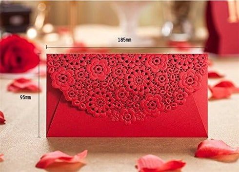 8 PCS Chinese Red Envelopes/Money Pocket/Party Accessory Organizer Envolop for Bussiness Occassion/Invited Card/Wedding/Birthday/New Year Party (8...