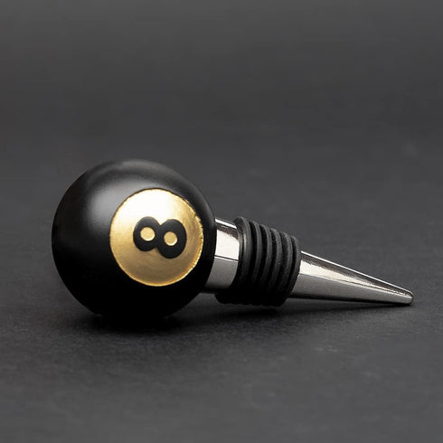 Iron & Glory Wine Stopper 8-Ball | Decorative Wine Stoppers & Kitchen Gadgets | Luxury Bottle Stopper Wine Accessories | Wine Gifts | Reusable Liq...