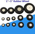 Fielect 1.5 inch RC Model Airplane Super Light Sponge Tire Tail Wheel Tire and Wheel Sets for RC Car Airplane PU Sponge Tire with Plastic Hub...