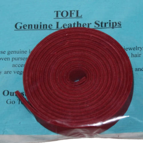 TOFL Genuine Top-Grain Leather Strap | 72 Inches Long | 3/4 Inch Wide | 1/8 Inch Thick (7-8 oz) | 1 Leather Strip for DIY Arts & Craft Projects, C...