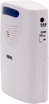 Ideal Security SK664 Wireless Chime 6 Different Sounds, LED Alert, Battery Powered, Works with All SK6 Sensors, White...