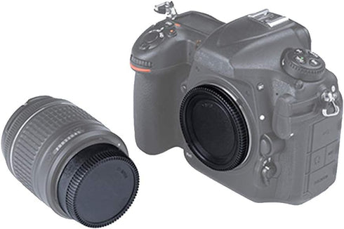 Camera Rear Lens Cap & Body Cap Compatible for Canon EOS R R6 R5 RP Camera w/ RF Mount (2+2 Pack)...
