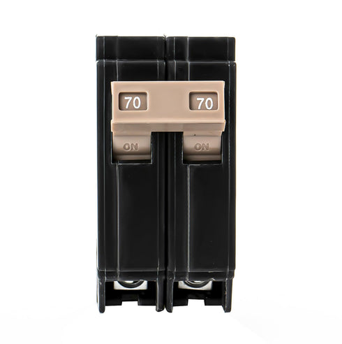 270 Circuit Breaker, 2-Pole 70 Amp,10Kaic, 120/240V,3/4 Inch Plug-in Plastic-case Circuit Breaker?Fit for Cutler Hammer Load Centers (5 Years War)...