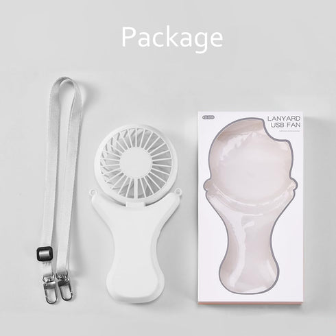 OATSBASF Mini Portable Fan, Cute Design 3 Speed Personal Small Desk Fan, 90° Ajustable, Rechargeable Mini Fan for Stylish Girl Women Travel Indoor...