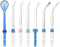 Dental Water Flosser nozzles, TUREWELL 7PCS Replacement Standard and Functional Jet Tips for Family Oral Irrigator FC165, FC168, FC169, FC166, FC1...